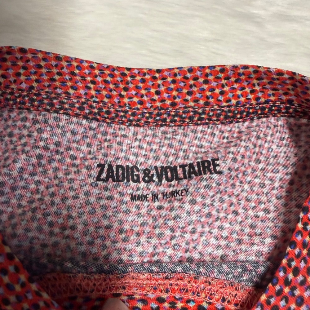 NWOT Zadig & Voltaire Adoni Double Lips Midi Dress Graphic XS Punk Pop Art - Picture 5 of 7